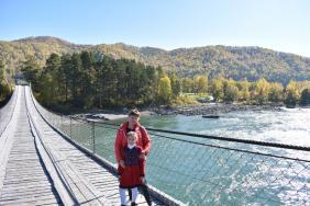 Фотоконкурс Золототая осень на Алтае 2018. Старый Айский мост. 