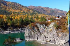 Фотоконкурс Золототая осень на Алтае 2018. Остров Патмос, Алтай. 