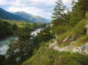 Горный Алтай : Отдых в Чемале : Козья тропа