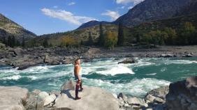 Фотоконкурс Золотая осень на Алтае 2020.Порог Ильгумень. Река Катунь. Дата: 19.09.2019