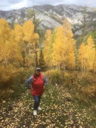 Фотоконкурс Золотая осень на Алтае 2020. Село Ороктой,  на тропе к Ледяной пещере. Дата 19.09. 2020