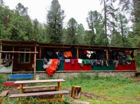 Альплагерь Актру, модульные домики, Алтай.