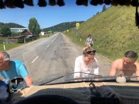 В Паспаул СВОИМ ходом..., 26.07.2020г. С машиной на трассе у села Паспаул.