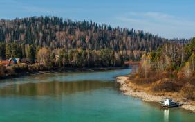 Фотоконкурс Золотая осень на Алтае 2020. Река Лебедь, Турочакский район. Дата:09.2020