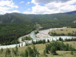 Слияние с Аргутом, вид с перевала