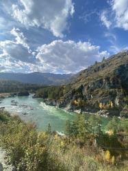 Алтай. Чемальский район. «Бирюза Катуни осенью» 