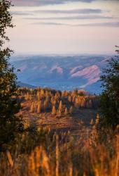 Алтай. Вид с горы Сердцево на с.Чинета