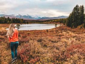 Фотоконкурс Золототая осень на Алтае 2018. Озеро Киделю.