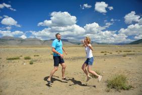 2. Горы зовут!!!Оказывается, нам просто нужен был отпуск. Курайская степь.