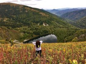 Фотоконкурс Золотая осень на Алтае 2020. Чарышский район Озеро Озёрное Дата:03.09.2020