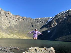 1. Главное не коленками приземлиться. Озеро Уч-Кол Кош-Агачский район