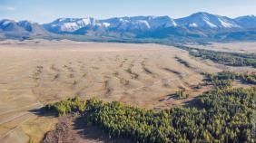 Фотоконкурс Золотая осень на Алтае 2020 Гигантская рябь течения, недалеко от п.Кызыл-Таш. Дата: 09.2020