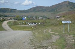 дорога в село Топольное