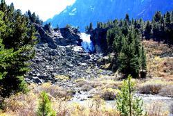 Вид на Водопад Куйгук : Усть-Коксинский район