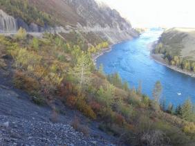 Фотоконкурс Золототая осень на Алтае 2018.  Катунь в районе села Купчегень.