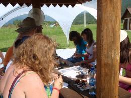 Горный Алтай Талда : Фестиваль ВОТЭТНО-2012 : Изготовление кофейной игрушки с Кукеевой Еленой