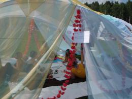 Горный Алтай Талда : Фестиваль ВОТЭТНО-2012 : Шатер нестандартного рисунка