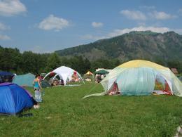 Горный Алтай Талда : Фестиваль ВОТЭТНО-2012 : Фестивальные шатры