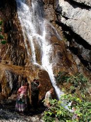 Горный Алтай : Водопад Ширлак - Девичьи слезы : Нижняя часть водопада Ширлак