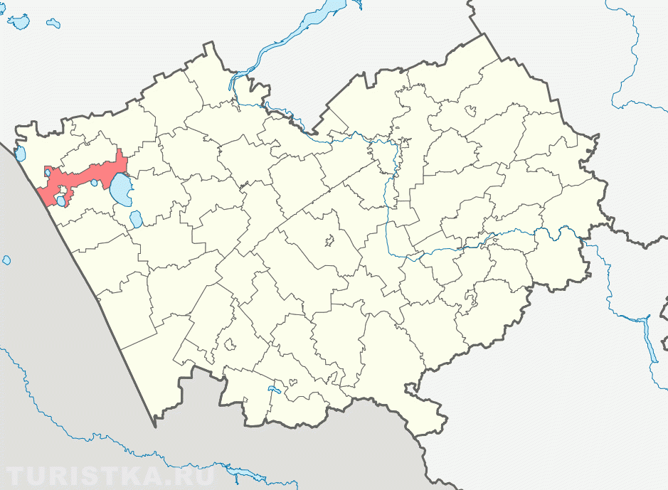  Славгородский район на карте Алтая