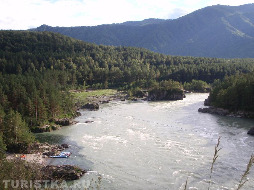 Вид на слияние с козьей тропы