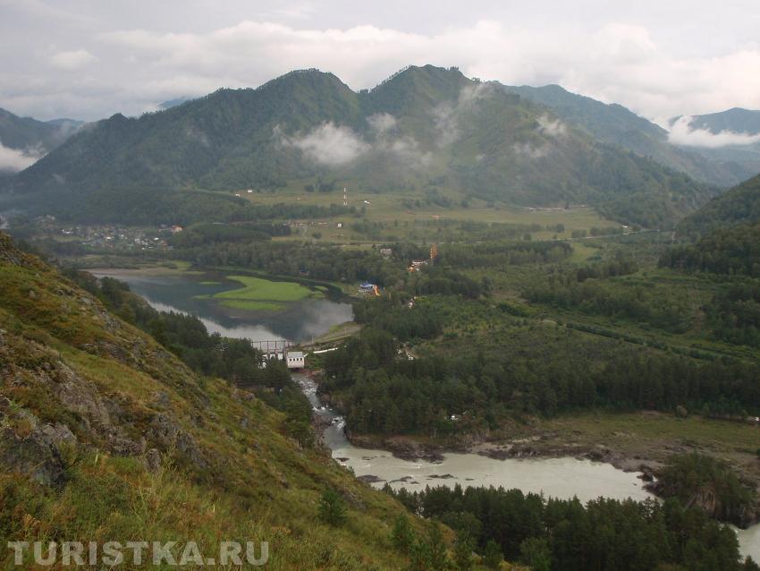 Вид на слияние