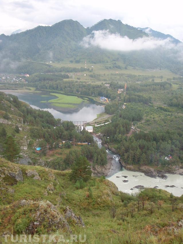 Вид на слияние