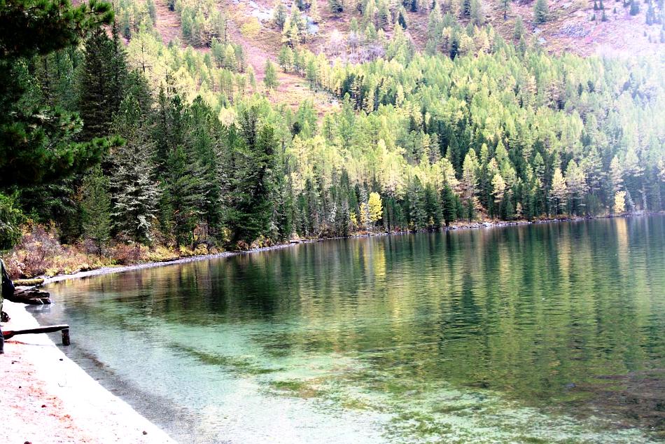 Нижнее Мультинское озеро вид с кардона