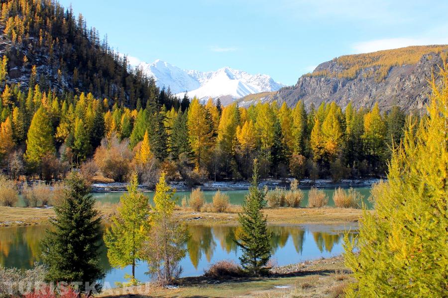 Река Чуя у недостроенной Акташской ГЭС