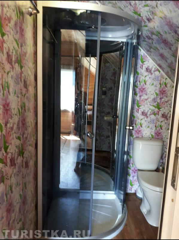 Санузел, душ в каждом номере