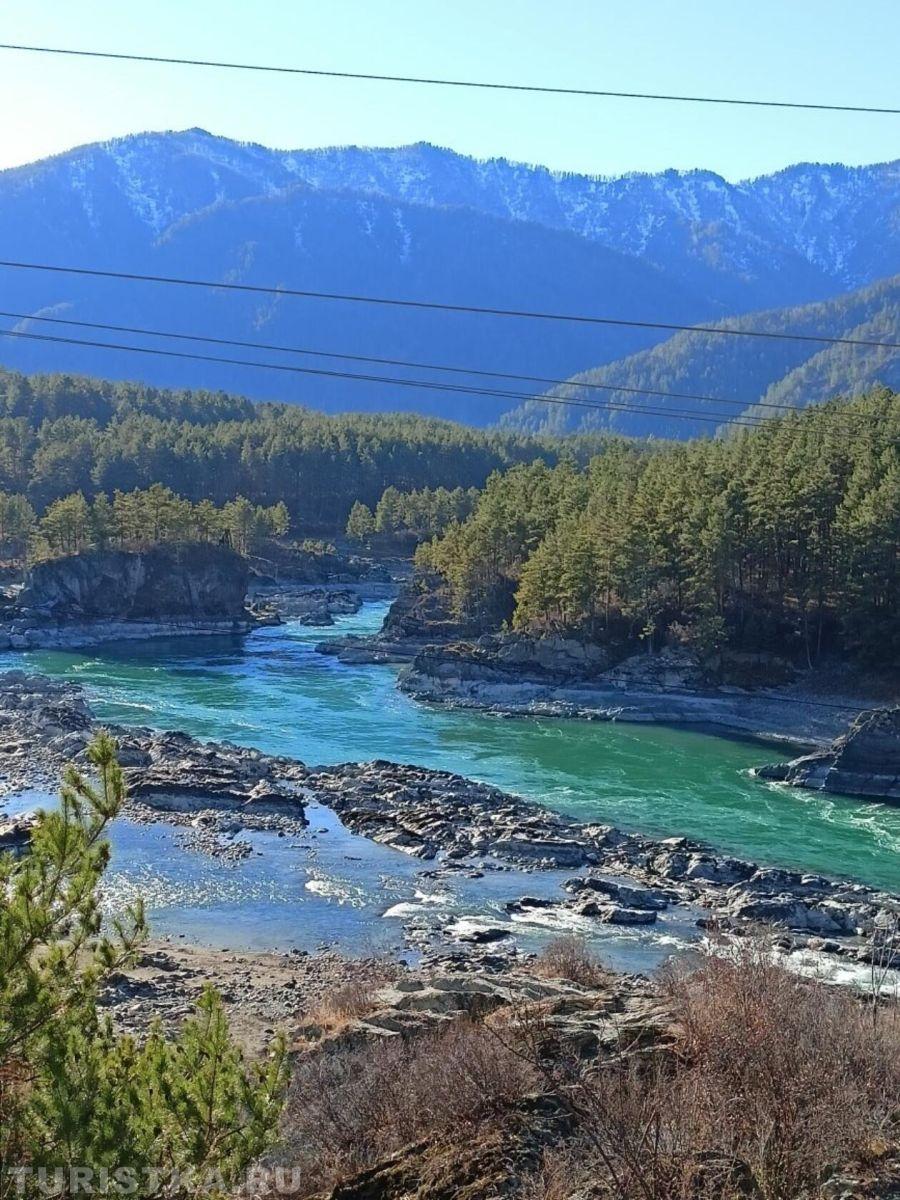Алтай. Катунь. Чемальская ГЭС.