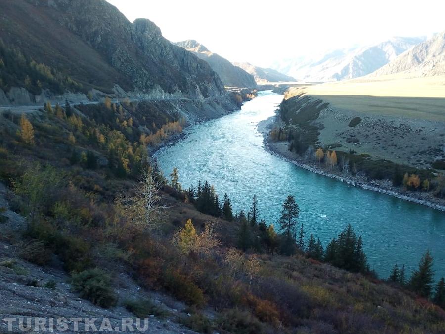  Катунь  в районе Купчегени