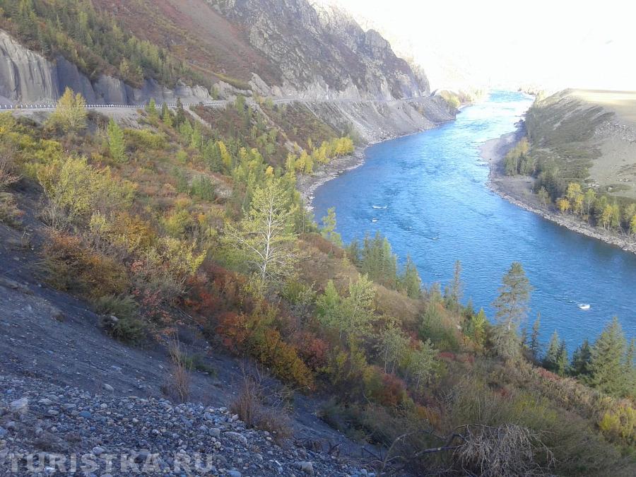  Катунь в районе села Купчегень.
