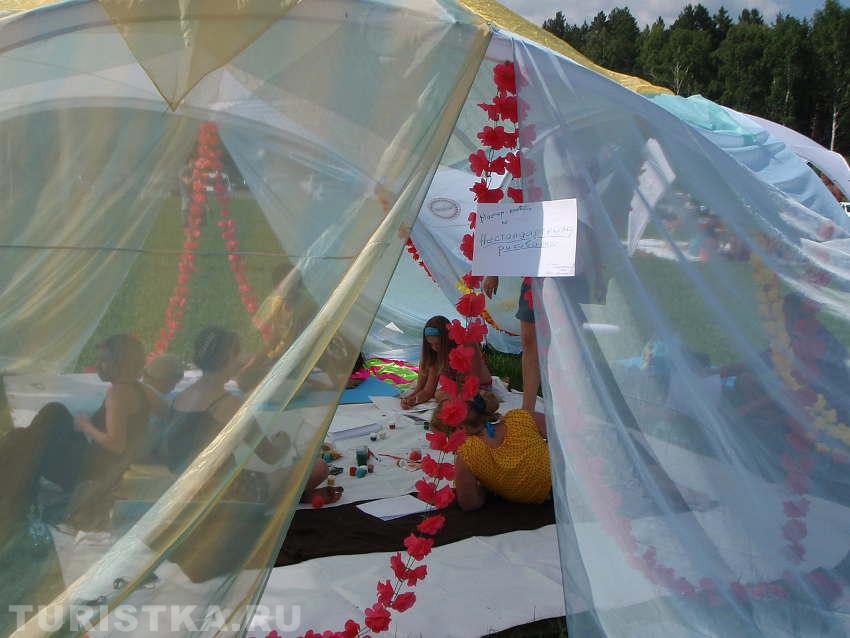 Шатер нестандартного рисунка