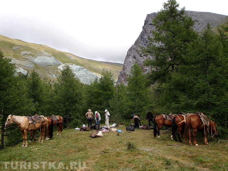 Стоянка в левой долине ущелья Ярлу