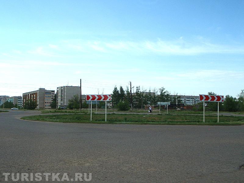 Кольцо на въезде в квартал В