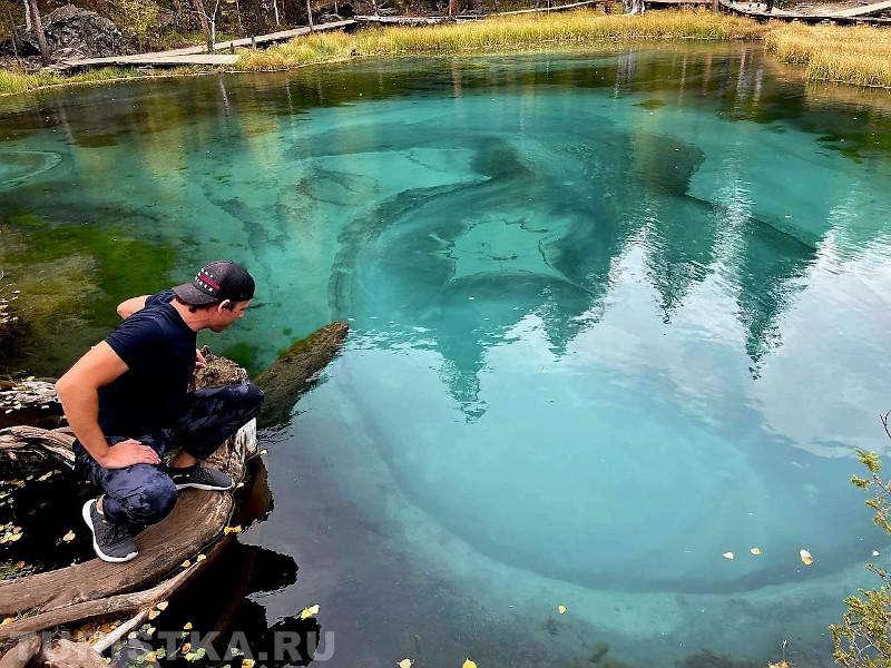 1. Срочно что-нибудь от спазмов, у Водяного проблемы с пищеварением. (Акташ Гейзеровое озеро) 