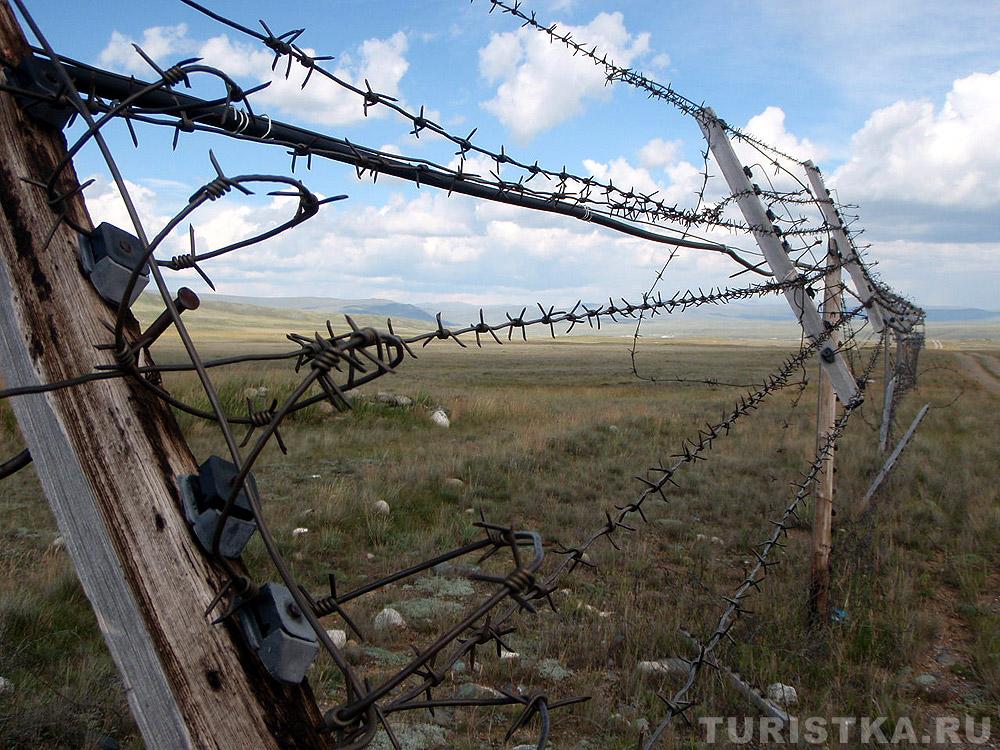 Пограничная зона на плато Укок
