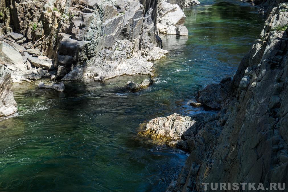 Каньон реки Кумир перед Девичьими плесами