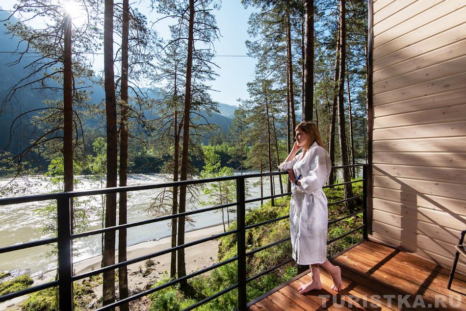 Вид из коттеджа