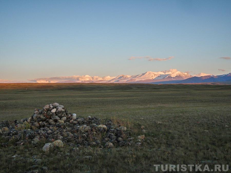Вид на массив Табын-Богдо-Ола 