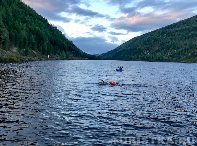 Плавание, озеро Чейбеккель