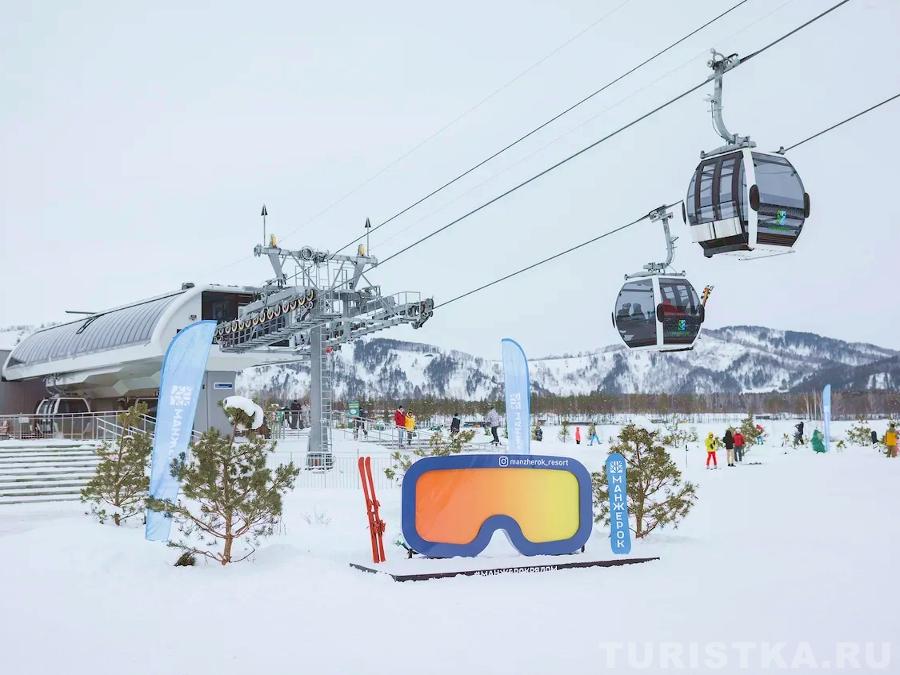 Горнолыжный курорт Манжерок