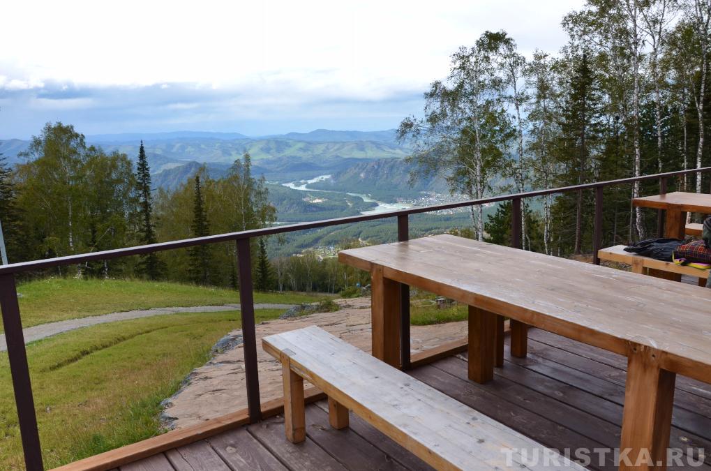 Вид от кафе "Дом Шамана"