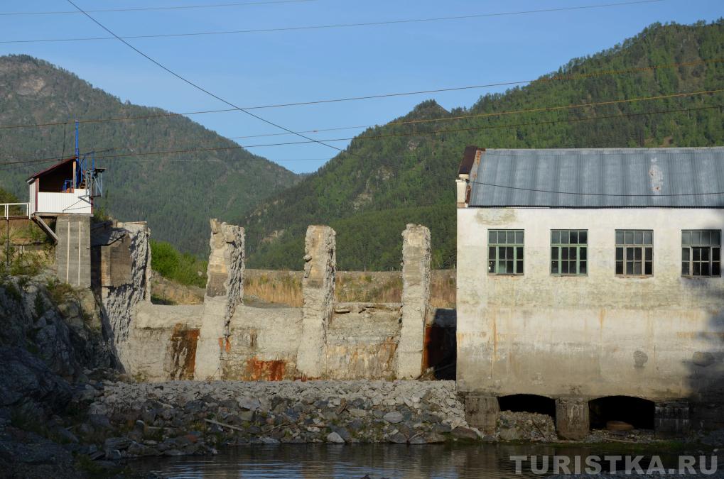 Чемальская ГЭС, турбины демонтированы