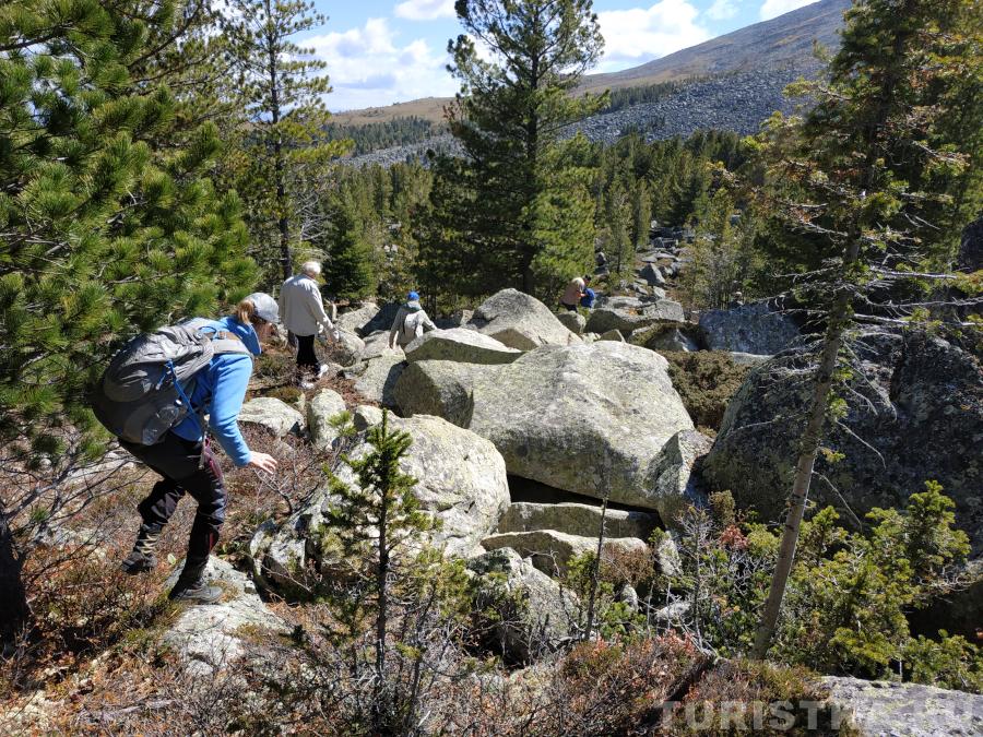 Курумник перед озером Потайное