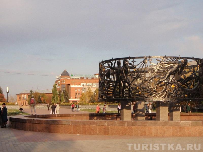 Барнаул. Фонтан на площади Ветеранов