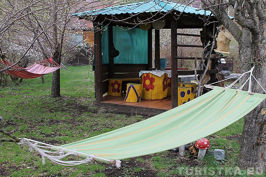 На территории