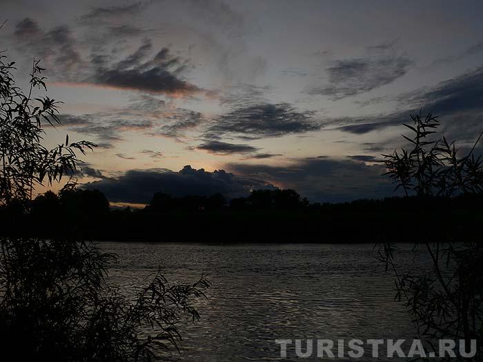 Закат на Бие