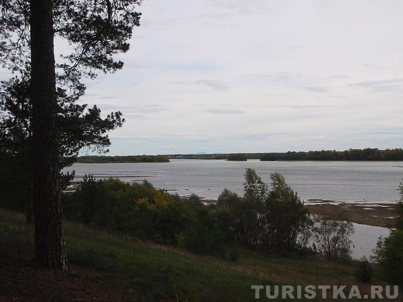 Остров Иконникова и стрелка Бии и Катуни